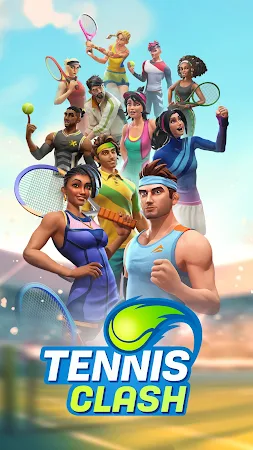 Captura de ecrã de Tennis Clash — escolha de raquete
